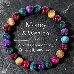 💎4/$20💎Multicolor Tigers Eye Bracelet